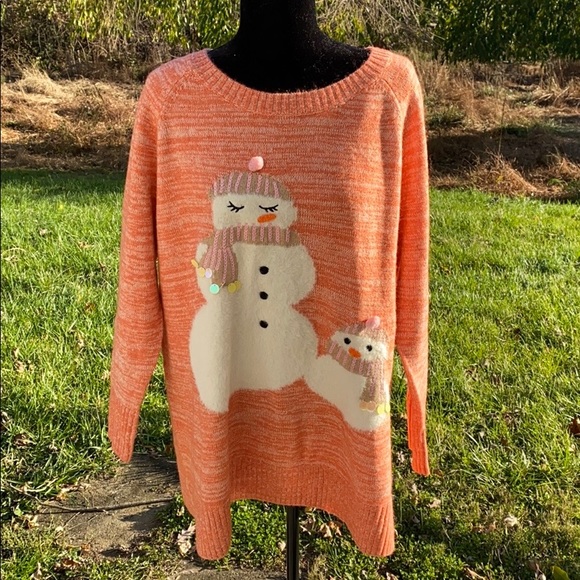 👏SOLD👏Lauren Conrad Women’s Winter Sweater Sz 1X - Picture 1 of 8
